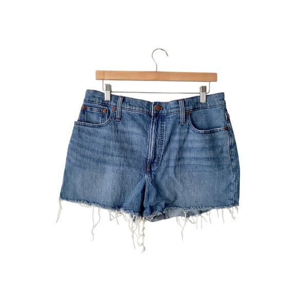 Madewell The Perfect Jean Short Medium Wash Size 32 - Picture 1 of 7